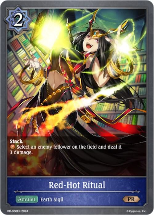 Red-Hot Ritual - Shadowverse: Evolve Promo Cards (SVPR) Shadowverse: Evolve Promo Cards Foil