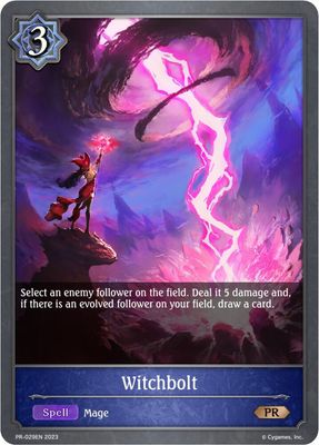 Witchbolt - Shadowverse: Evolve Promo Cards (SVPR) Shadowverse: Evolve Promo Cards Foil