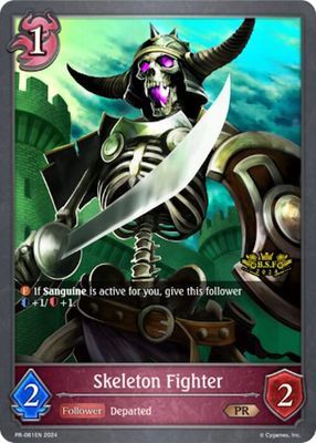 Skeleton Fighter (Spring Fest 2024) - Shadowverse: Evolve Promo Cards (SVPR) Shadowverse: Evolve Promo Cards Foil