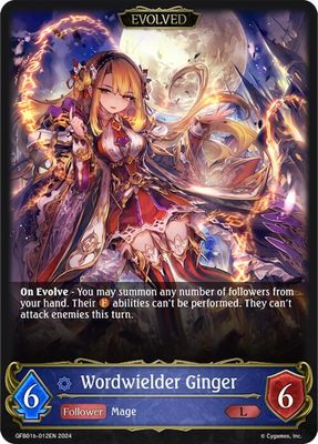 Worldwielder Ginger (Evolved) - GFB01: Guide to Glory (GFB01) GFB01: Guide to Glory Foil