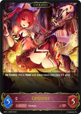 Cerberus (Evolved) - BP01: Advent of Genesis (BP01) BP01: Advent of Genesis Foil