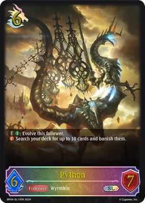 Python (SL) - BP04: Cosmic Mythos (BP04) BP04: Cosmic Mythos Foil