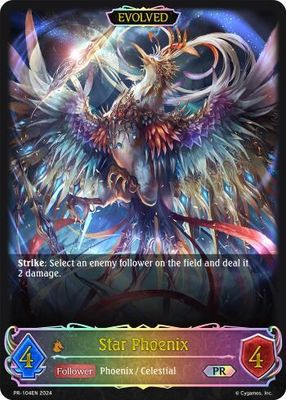 Star Phoenix (Evolved) - Shadowverse: Evolve Promo Cards (SVPR) Shadowverse: Evolve Promo Cards Foil