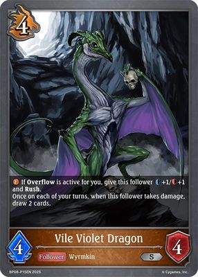 Vile Violet Dragon - P15EN (Foil) - BP08: Alterchaotica (BP08) BP08: Alterchaotica Foil