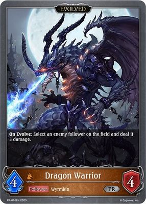 Dragon Warrior (Evolved) - Shadowverse: Evolve Promo Cards (SVPR) Shadowverse: Evolve Promo Cards Foil