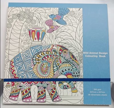 KM Libro para Colorear, 36 hojas (De un solo lado) 200 De Gramaje.