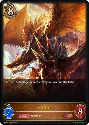 Fafnir - SD04: Wrath of the Greatwyrm (SD04) SD04: Wrath of the Greatwyrm Foil