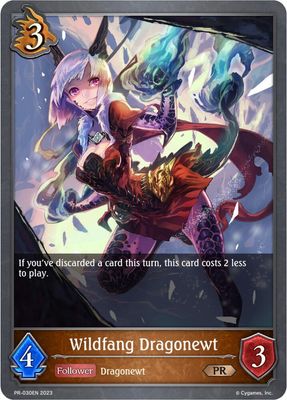 Wildfang Dragonewt - Shadowverse: Evolve Promo Cards (SVPR) Shadowverse: Evolve Promo Cards Foil