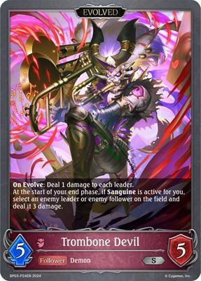Trombone Devil- P24EN (Foil) - BP03: Flame of Laevateinn (BP03) BP03: Flame of Laevateinn Foil