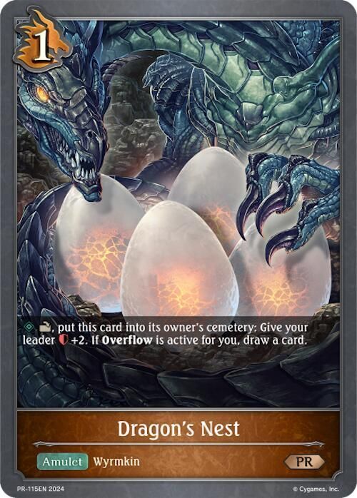Dragon's Nest - Shadowverse: Evolve Promo Cards (SVPR) Shadowverse: Evolve Promo Cards Foil
