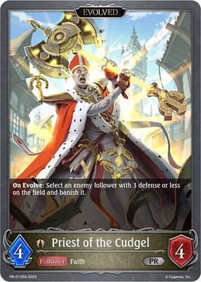 Priest of the Cudgel (Evolved) - Shadowverse: Evolve Promo Cards (SVPR) Shadowverse: Evolve Promo Cards Foil