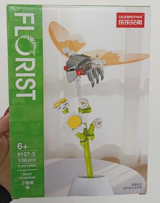 KM FLORIST- Daisy Cicidae 106 piezas Bloques Armables.