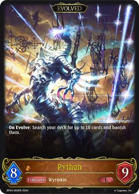 Python (Evolved) - BP04: Cosmic Mythos (BP04) BP04: Cosmic Mythos Foil