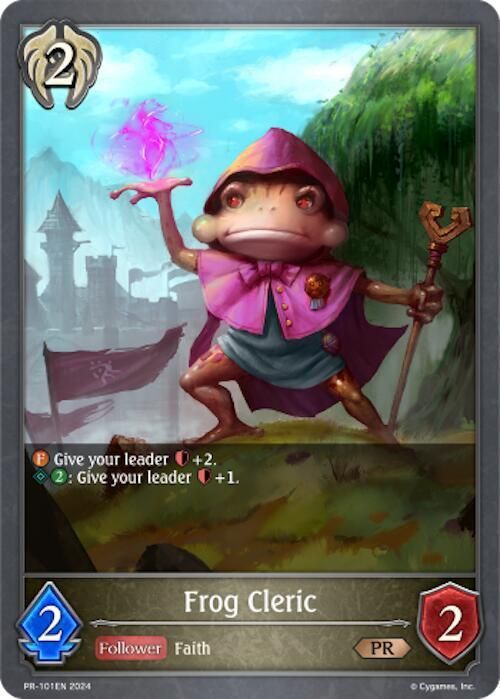 Frog Cleric - Shadowverse: Evolve Promo Cards (SVPR) Shadowverse: Evolve Promo Cards Foil