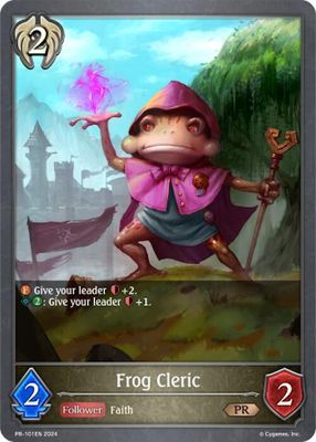 Frog Cleric - Shadowverse: Evolve Promo Cards (SVPR) Shadowverse: Evolve Promo Cards Foil