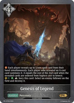 Genesis of Legend - Shadowverse: Evolve Promo Cards (SVPR) Shadowverse: Evolve Promo Cards Foil