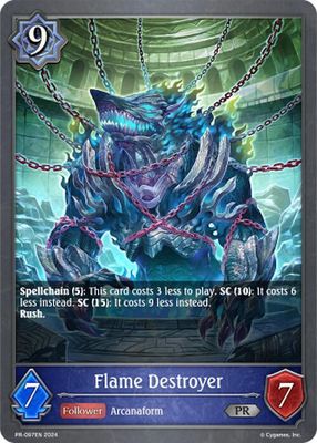 Flame Destroyer - Shadowverse: Evolve Promo Cards (SVPR) Shadowverse: Evolve Promo Cards Foil