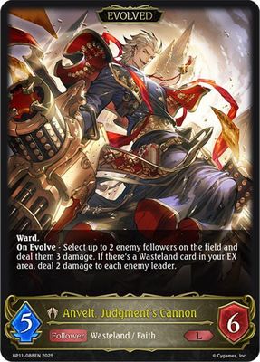 Anvelt, Judgment's Cannon (Evolved) - BP11: Bullet of Fate (BP11) BP11: Bullet of Fate Foil