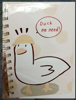 KM Cuaderno Pato, B6, 100 hojas , 18 cmm x 13 cms