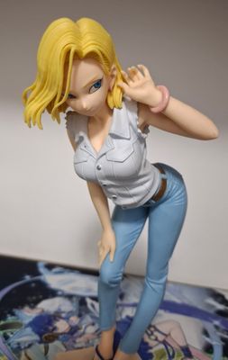 SH1 Androide 18 Figura Glitter Glamours Banpresto Dragon Ball 9 Pulgadas