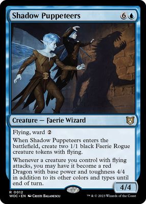 SJ Shadow Puppeteers - Commander: Wilds of Eldraine (WOC) Commander: Wilds of Eldraine