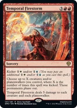 Temporal Firestorm - Dominaria United (DMU) Dominaria United. Foil