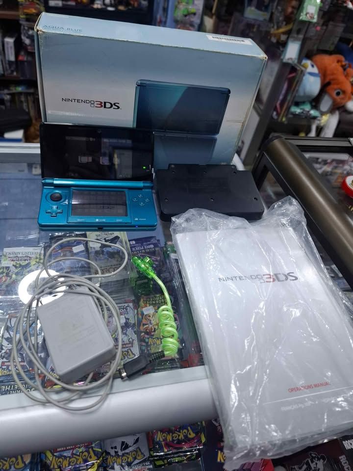 SJ1 Nintendo 3ds Consola Azul Completo Funcional