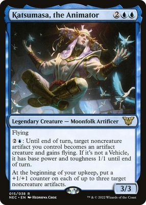 Katsumasa, the Animator - Commander: Kamigawa: Neon Dynasty (NEC)