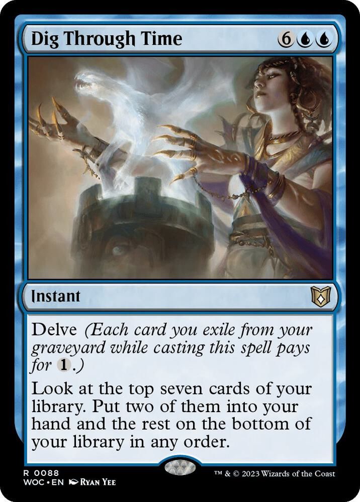 Dig Through Time - Commander: Wilds of Eldraine (WOC) Commander: Wilds of Eldraine