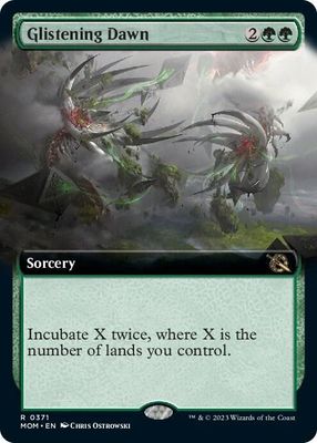 Glistening Dawn (Extended Art) - March of the Machine (MOM) March of the Machine. Foil