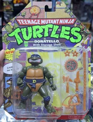 SJ1 Donatello with Storage Shell Figura Tortugas Ninja Figura Nueva Playmates