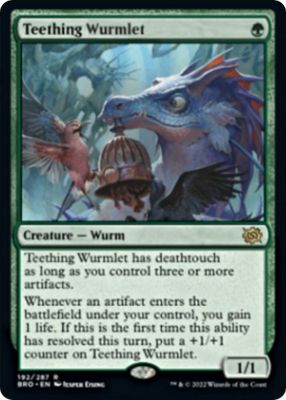 Teething Wurmlet - The Brothers' War (BRO) The Brothers' War. Foil