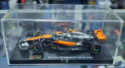 SJ1 Burago P2 British GP Mclaren F1 MCL60 2023 Escala 1/43