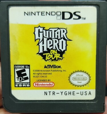 SJ1 Guitar Hero On Tour Nintendo DS Cartucho