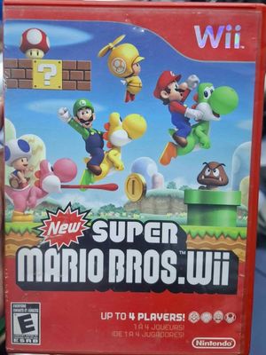 SJ1 New Super Mario Bros Wii Nintendo Wii Usado Completo