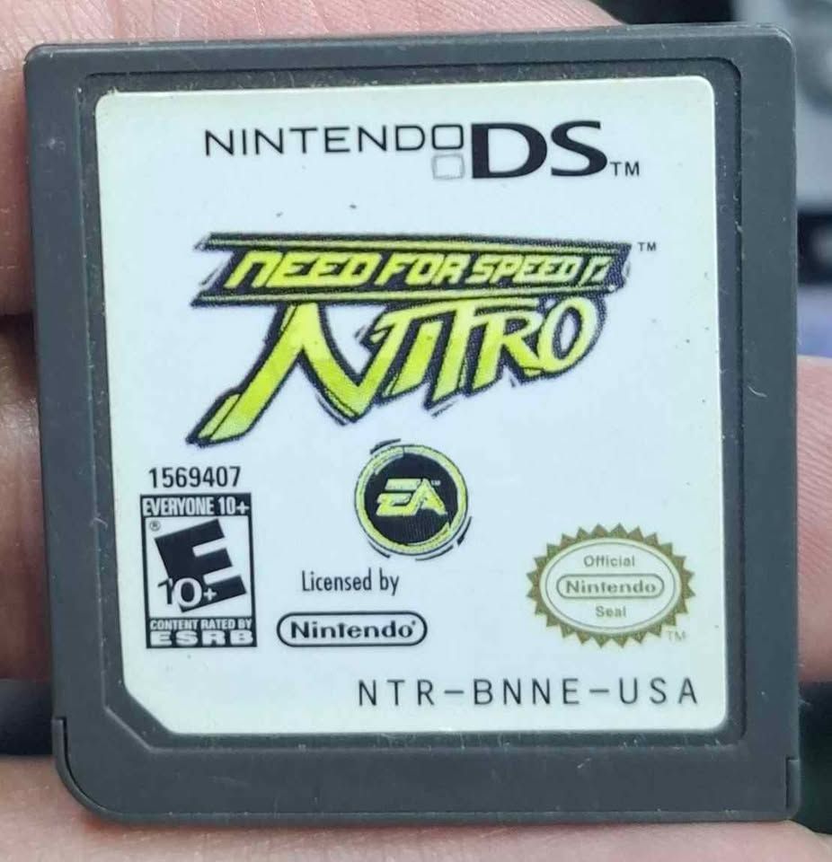 SJ1 Need for Speed Nitro Nintendo DS Cartucho