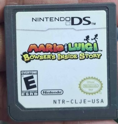 SJ1 Mario Luigi Bowsers Inside Story Nintendo DS Cartucho