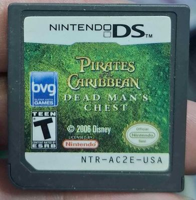 SJ1 Piratas del Caribe Dead Man Chest Nintendo DS Cartucho