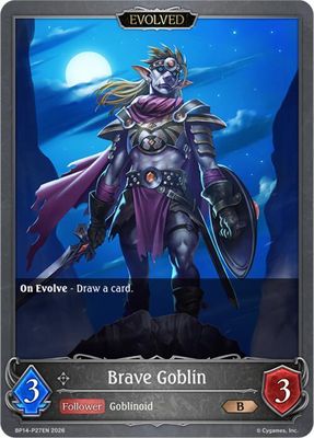 Brave Goblin (Evolved) - P27 (Foil) - BP14: Banquet of Dreams (BP14) BP14: Banquet of Dreams Foil