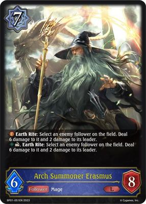 Arch Summoner Erasmus - BP01: Advent of Genesis (BP01) BP01: Advent of Genesis Foil