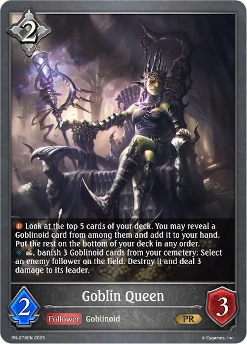 Goblin Queen - Shadowverse: Evolve Promo Cards (SVPR) Shadowverse: Evolve Promo Cards Foil