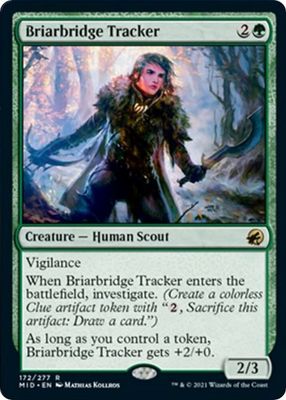 Briarbridge Tracker - Innistrad: Midnight Hunt (MID) Innistrad: Midnight Hunt