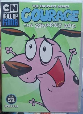 SH1 Coraje el Perro Cobarde Serie Completa Original 7 Discos Cartoon Network Usado Completo
