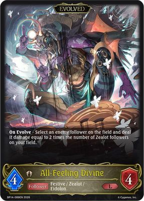 All-Feeling Divine (Evolved) - BP14: Banquet of Dreams (BP14) BP14: Banquet of Dreams Foil