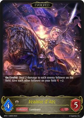 Jeanne d'Arc (Evolved) - BP01: Advent of Genesis (BP01) BP01: Advent of Genesis Foil