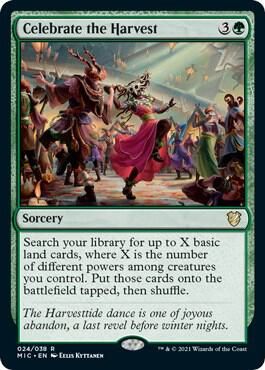 Celebrate the Harvest - Commander: Innistrad: Midnight Hunt (MIC) Commander: Innistrad: Midnight Hunt