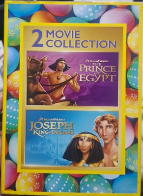 SH1 2 Movie Collection The Prince of Egypt Joseph King of Dreams DVD 2 Discos Usado Completo