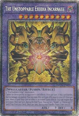 SJ The Unstoppable Exodia Incarnate - 2025 Mega-Pack (MP25) 2025 Mega-Pack Starlight Rare