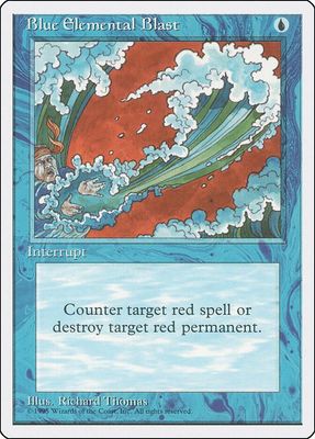 SJ Blue Elemental Blast - Fourth Edition (4ED) Fourth Edition