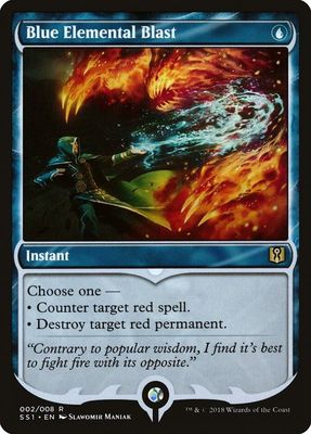 SJ Blue Elemental Blast - Signature Spellbook: Jace (SS1) Signature Spellbook: Jace